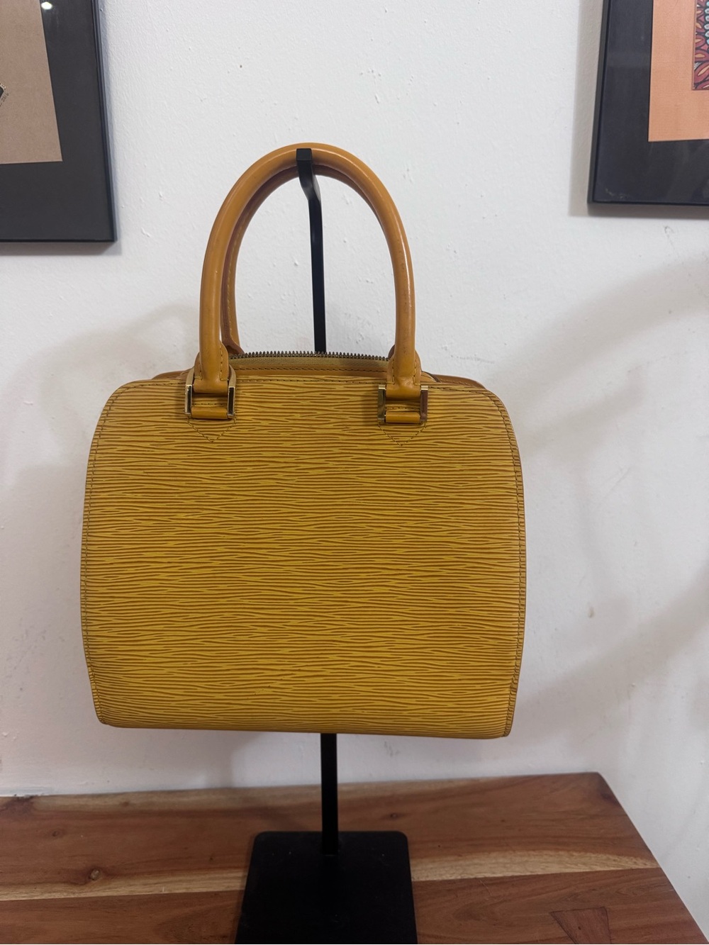 Louis Vuitton Tassil Yellow Epi Leather Pont- Neuf PM Bag Vintage - Picture 2 of 14